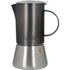 La Cafetiere Edited 4 Cup Stainless Steel Stovetop Gun Metal Grey