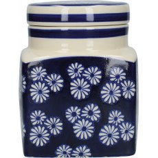 London Pottery Ceramic Canister Small Daisies