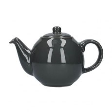 London Grey Globe Teapot