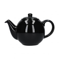 London Pottery Gloss Black Globe Teapot
