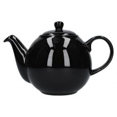 Gloss Black Globe Teapot