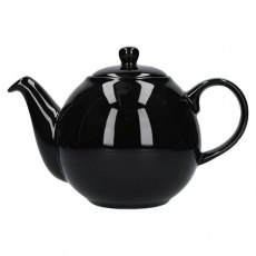 London Pottery Gloss Black Globe Teapot