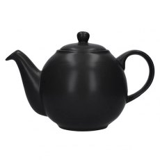 Matt Black Globe Teapot