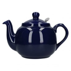 London Pottery Cobalt Blue Farmhouse Filter Teapot