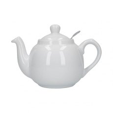 London Pottery White Farmhouse Filter Teapot