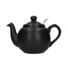 London Pottery Matt Black Farmhouse Filter Teapot