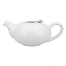 London Pottery Matt Speckled White Pebble Filtered Teapot 4 Cup