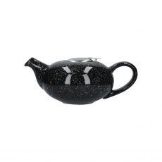 London Pottery Pebble Filtered Teapot Gloss Black
