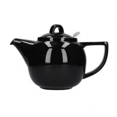 London Pottery Gloss Black Geo Filter Teapot 4 Cup