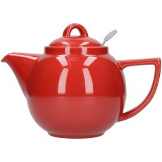 Red Geo Filter Teapot
