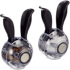 Mini Magnetic Pepperball Salt & Pepper Grinder Set