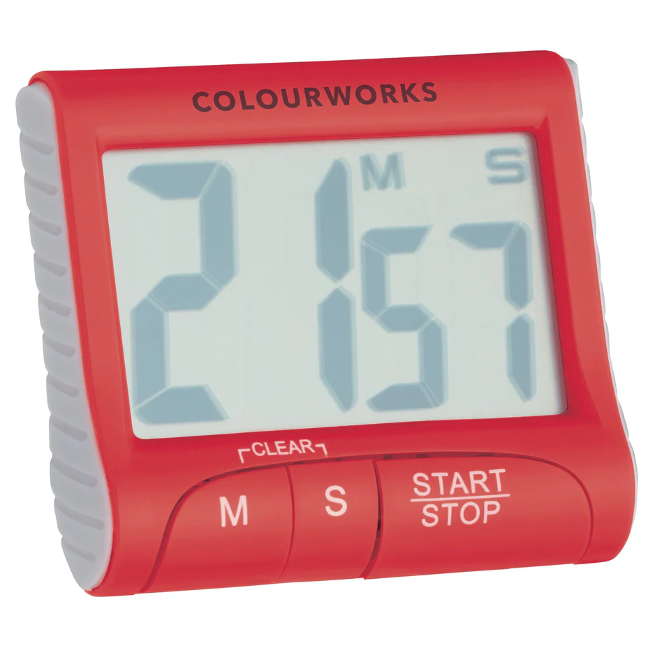 Colourworks Brights Easy Read Digital Timer