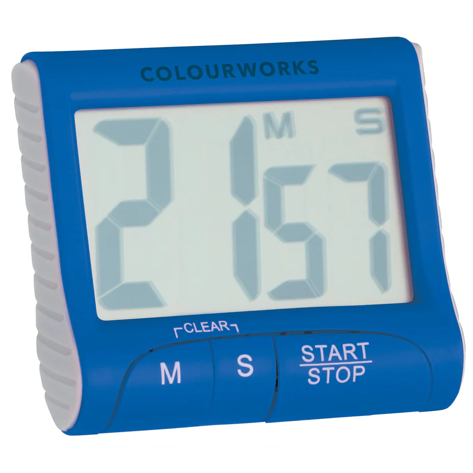 Colourworks Brights Easy Read Digital Timer