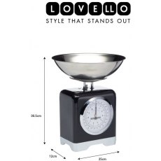 Lovello Midnight Black Mechanical Scales 5kg