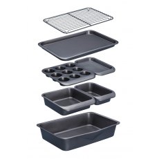 MasterClass Smart Space Seven-Piece Stacking Non-Stick Baking & Roasting Set