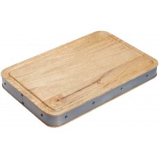 Insdustrial Kitchen Mango Wood Rect Butchers Block