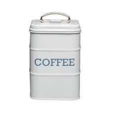 French Grey Coffee Tin