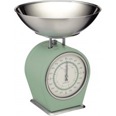 Living Nostalgia Mechanical Kitchen Scales 4kg English Sage