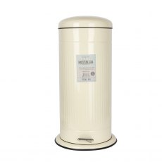 Living Nostalgia Antique Cream 30 Litre Pedal Bin