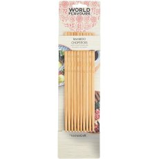 World Of Flavours Oriental Bamboo Chopsticks