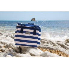 KitchenCraft Lulworth Nautical-Striped Small Cool Bag