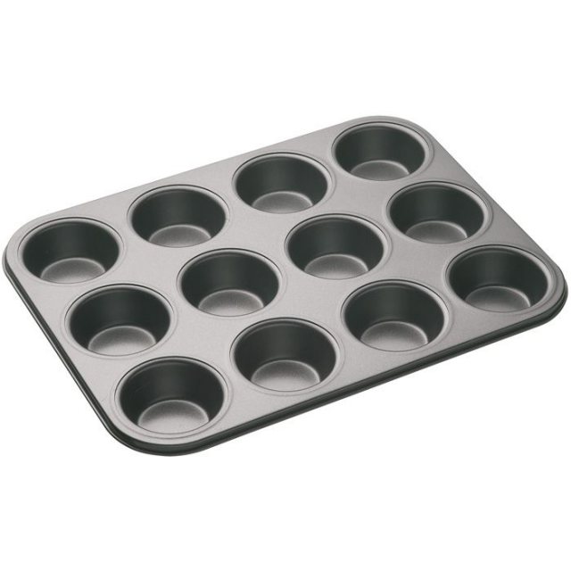 MasterClass Non-Stick 12 Hole Deep Baking Pan