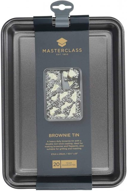 Masterclass Non Stick Brownie Tin 10'