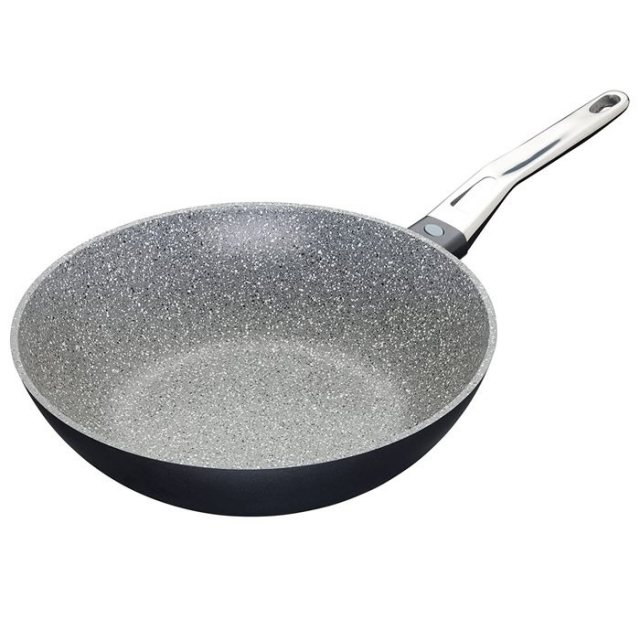 Kitchen Craft Cast Aluminium Wok 28cm