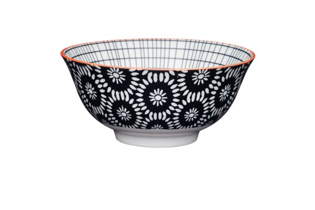 KitchenCraft Black Tile Stoneware Bowl