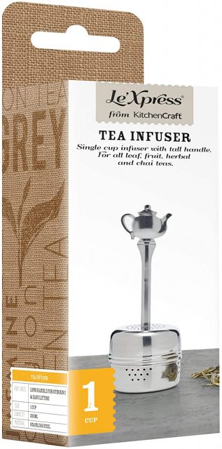 Le'Xpress One Cup Stainless Steel Tea Ball Infuser