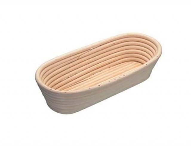 Home Made Rattan Oval Loaf Proving Basket