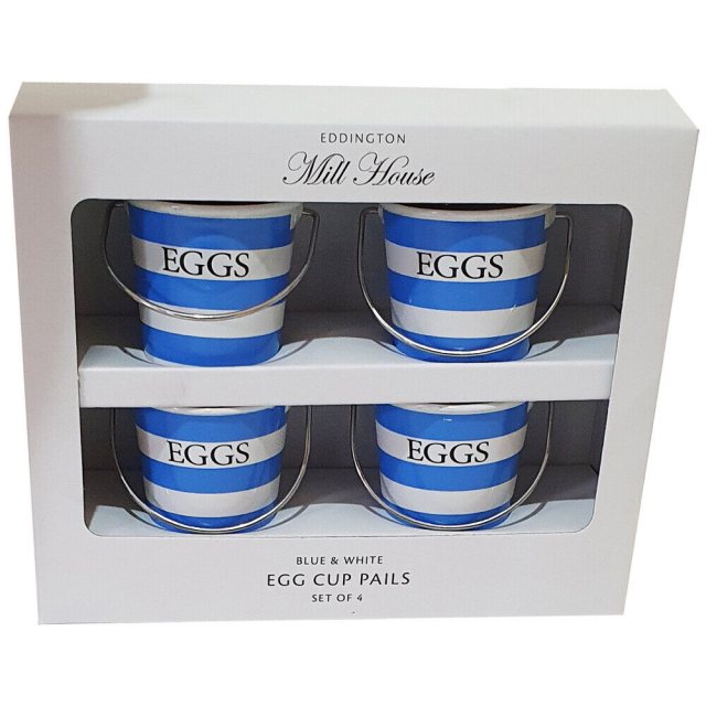 Eddingtons Blue & White Egg Cup Pails