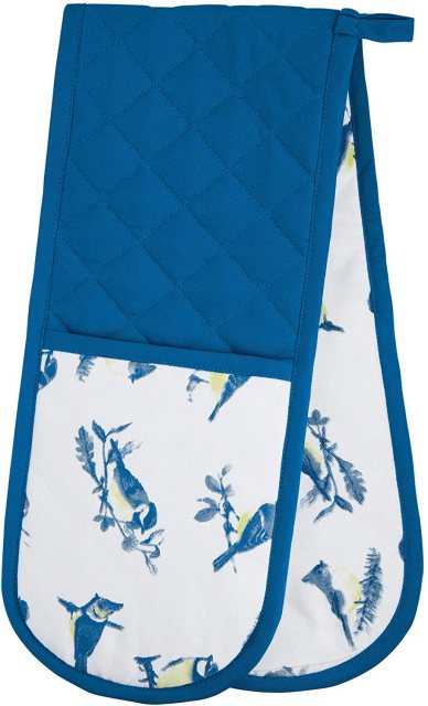 KitchenCraft  Blue Birds Double Oven Glove