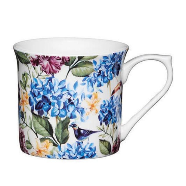 KitchenCraft KC Country Floral Fluted Mug