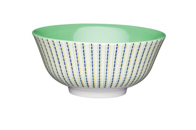 KitchenCraft Moroccan Style Lime Hues Ceramic Bowl