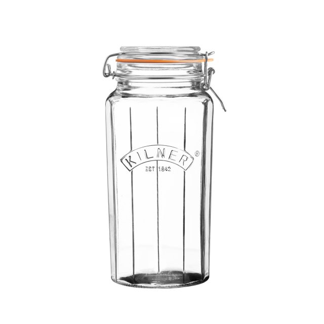 Kilner Kilner Facetted Clip Top Jar