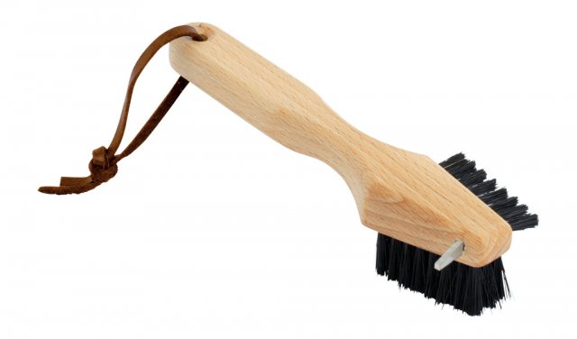 Redecker Shoe Shine Brush Dark Goat Hair 16cm