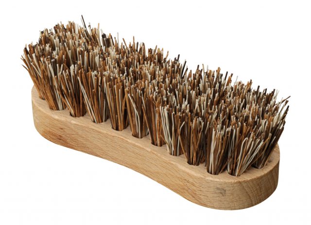 Redecker Scrub Brush 8 Shaped 12cm Untreated Beechwood