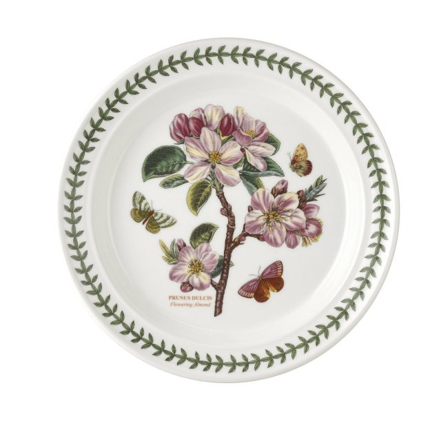 Portmeirion Pottery D/C   Botanic Garden 10' Plate Flowering Almond