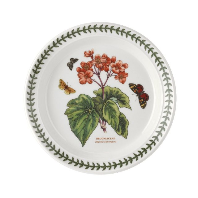 Portmeirion Pottery D/C   Botanic Garden 8' Plate Begonia