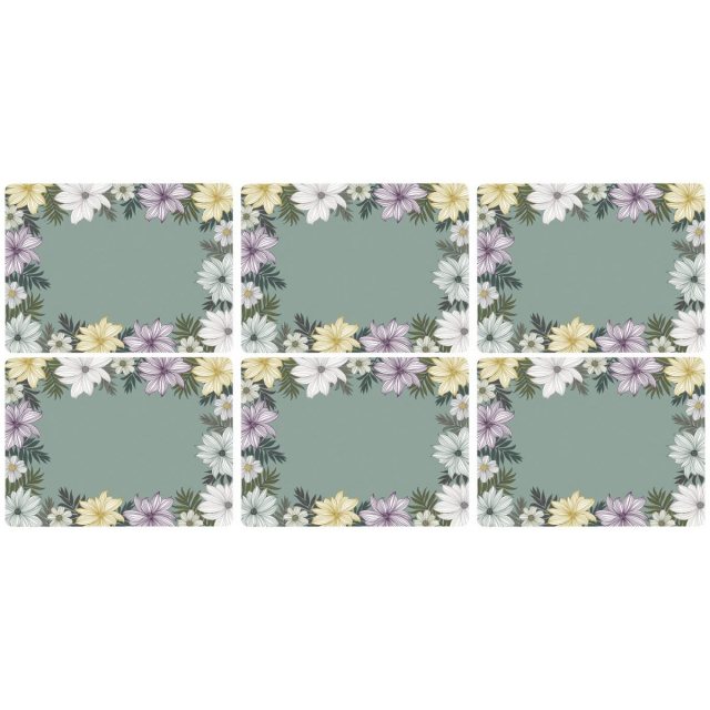 Portmeirion Pottery Artesa Set of 4 Slate Coasters