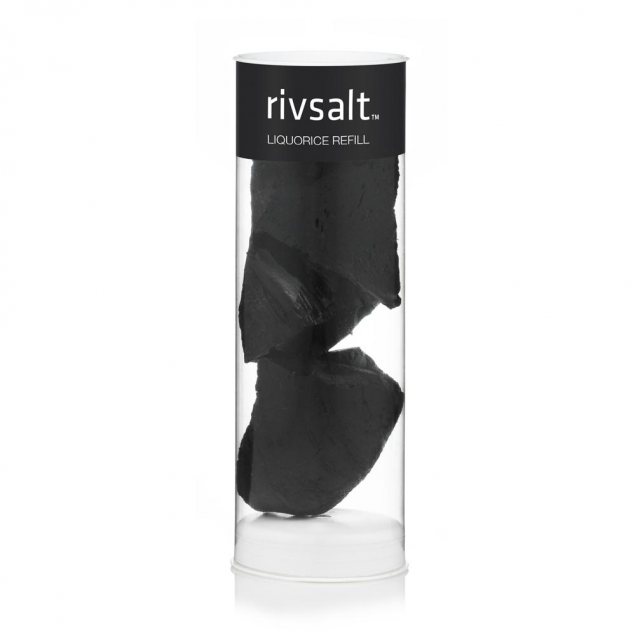RivSalt RIVSALT LIQUORICE Refill Himalayan Rock Salt