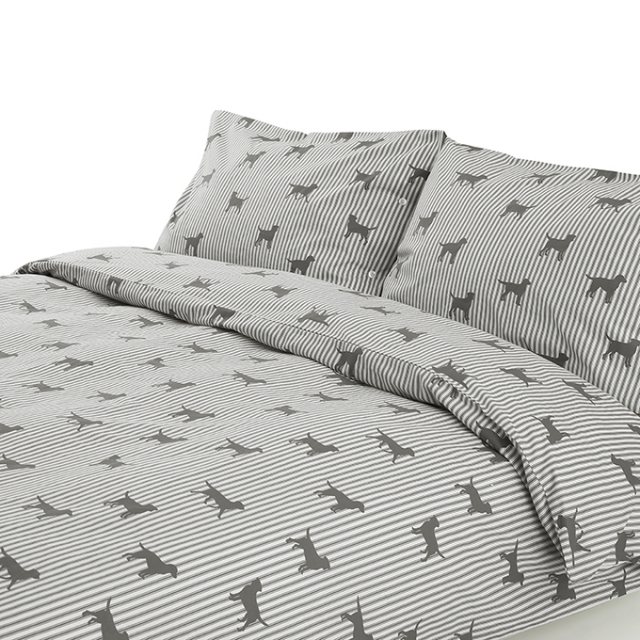 Emily Bond Labrador Double Duvet Set Storm Buy Online Here