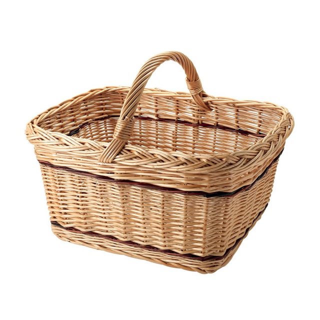Large Rectangular Hand Basket