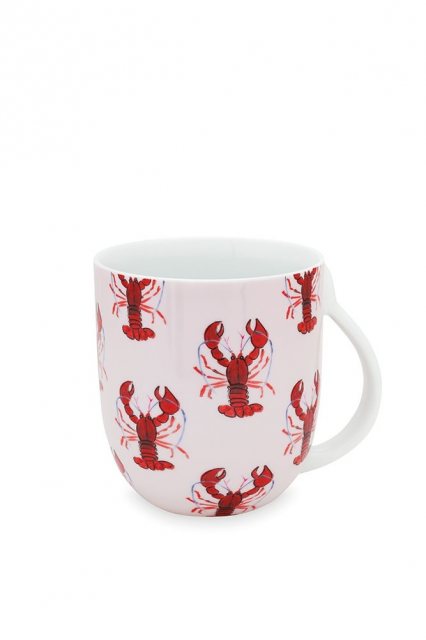 Orla Kiely Lobster Pot Red Mug