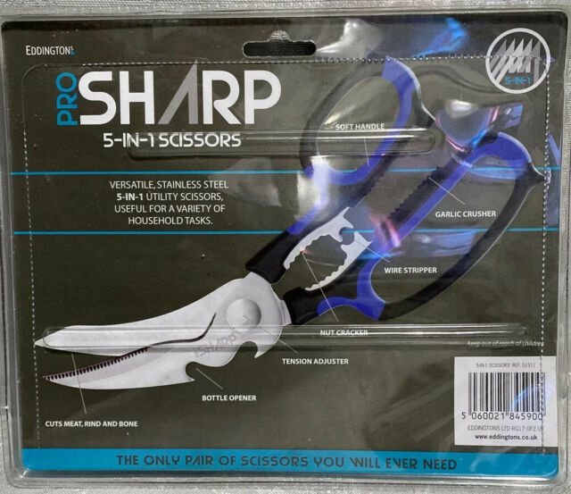 Eddingtons Pro Sharp 5 In 1 Kitchen Scissors