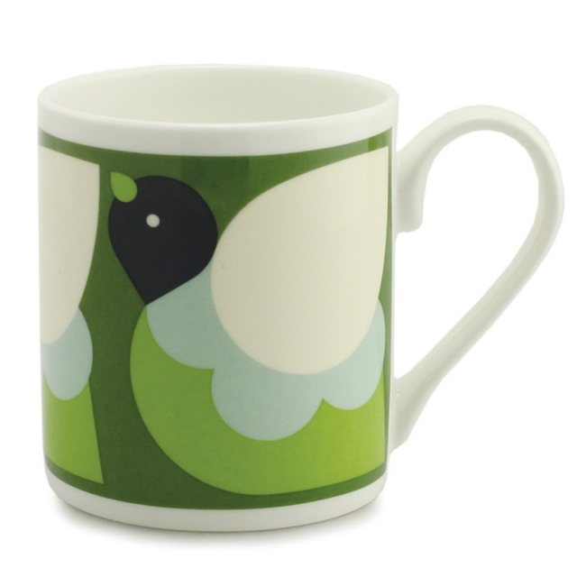 Orla Kiely Orla Kiely Stem Bloom Green Mug 350ml