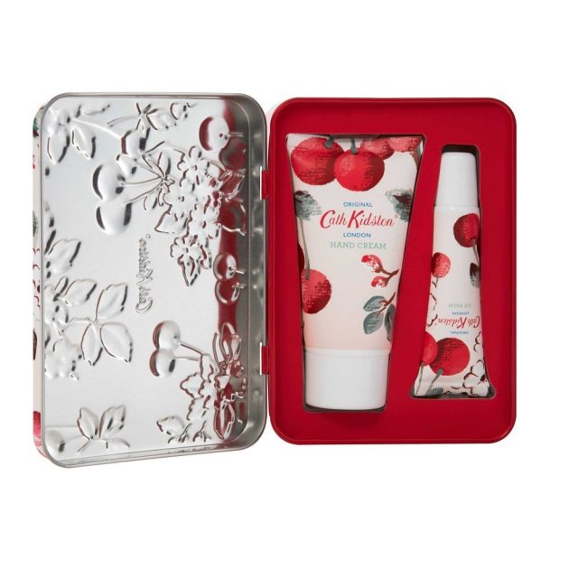 Cath Kidston Mini Cherry Sprig Hand & Lip Tin