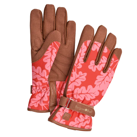 Burgon & Ball Oak Leaf Poppy Gloves