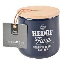Burgon & Ball Hedge Fund Money Box Atlantic Blue